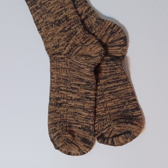 Brown and Black Over the Knee Boot Socks - Picture 3 of 4